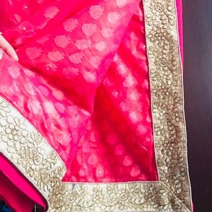 #20 Beautiful Georgette Embroidery Saree🥻